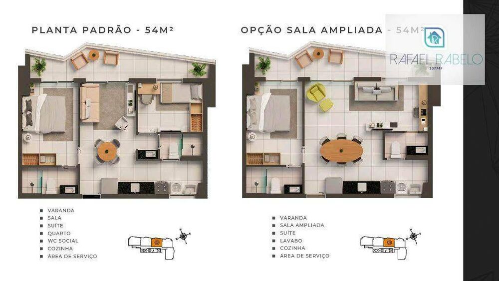 Apartamento, 1 quarto, 59 m² - Foto 3