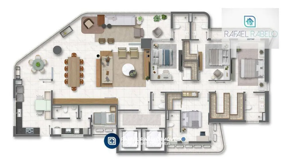 Apartamento, 3 quartos, 174 m² - Foto 4