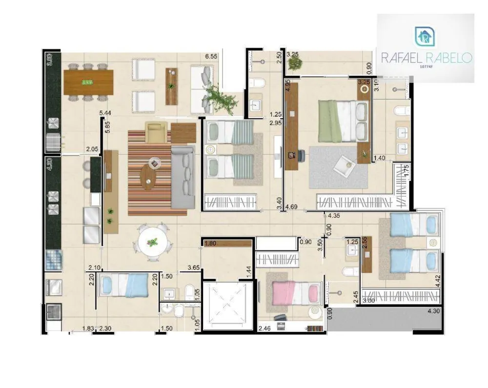 Apartamento, 5 quartos, 188 m² - Foto 13