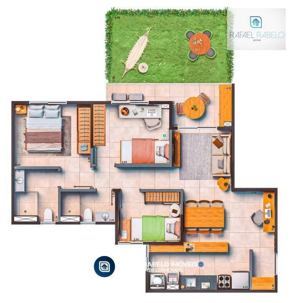 Apartamento, 2 quartos, 53 m² - Foto 8