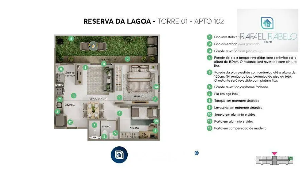Apartamento, 2 quartos, 39 m² - Foto 10