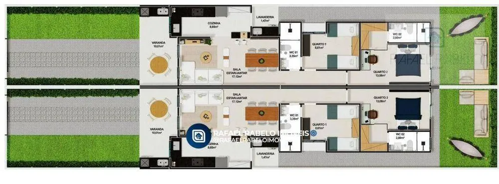 Casa, 2 quartos, 75 m² - Foto 12