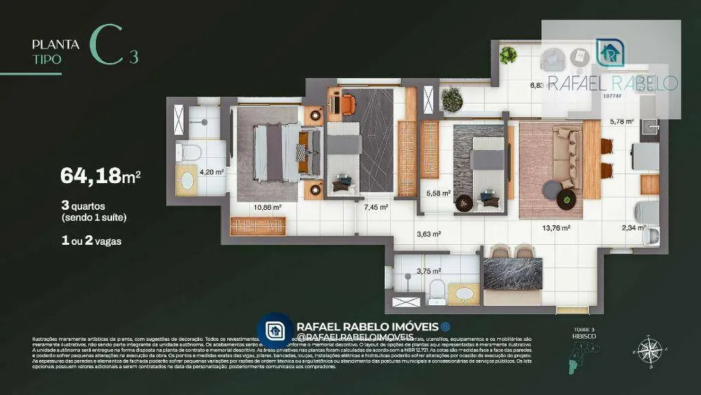 Apartamento, 3 quartos, 121 m² - Foto 5