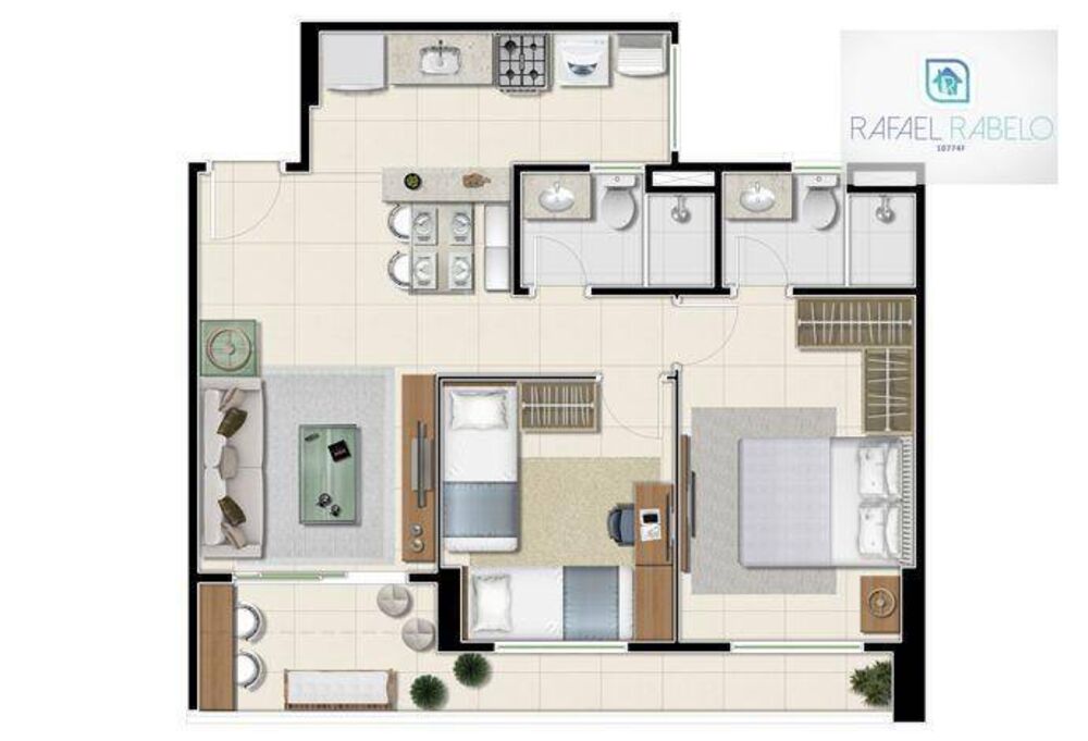 Apartamento, 3 quartos, 75 m² - Foto 16