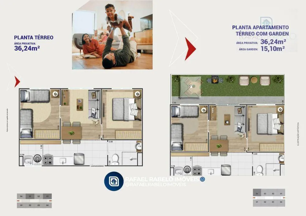 Apartamento, 2 quartos, 36 m² - Foto 10