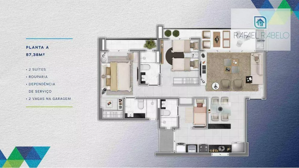 Apartamento, 2 quartos, 86 m² - Foto 5