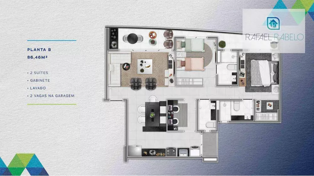 Apartamento, 2 quartos, 86 m² - Foto 20