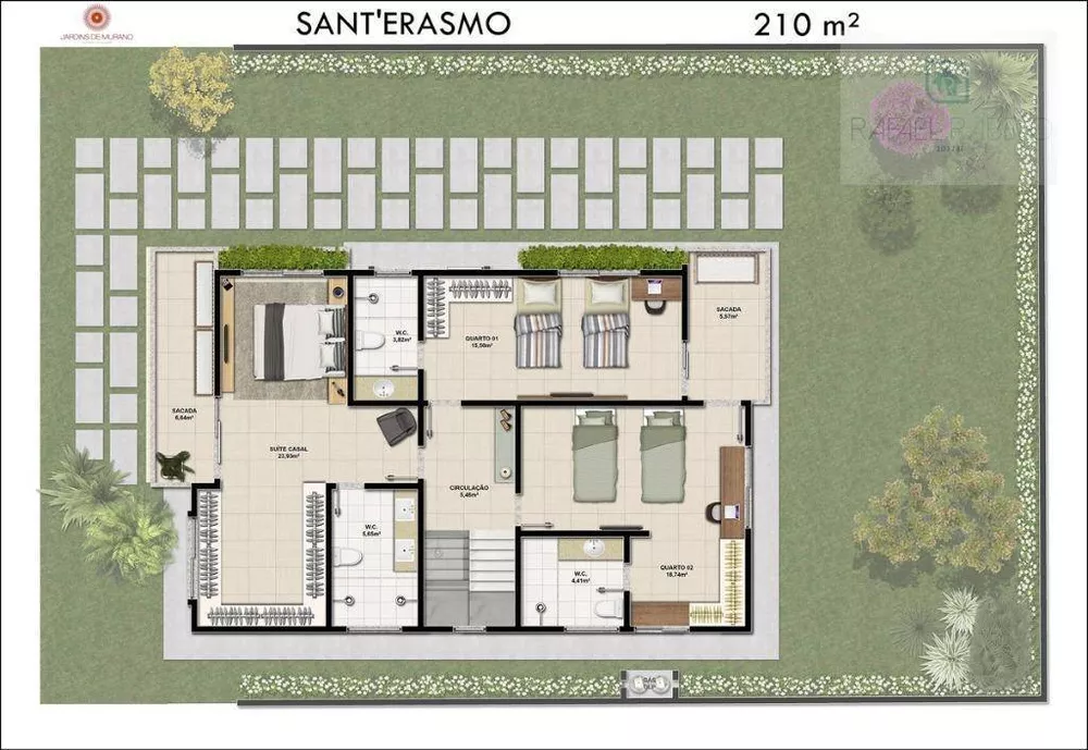 Casa de Condomínio à venda com 4 quartos, 210m² - Foto 2