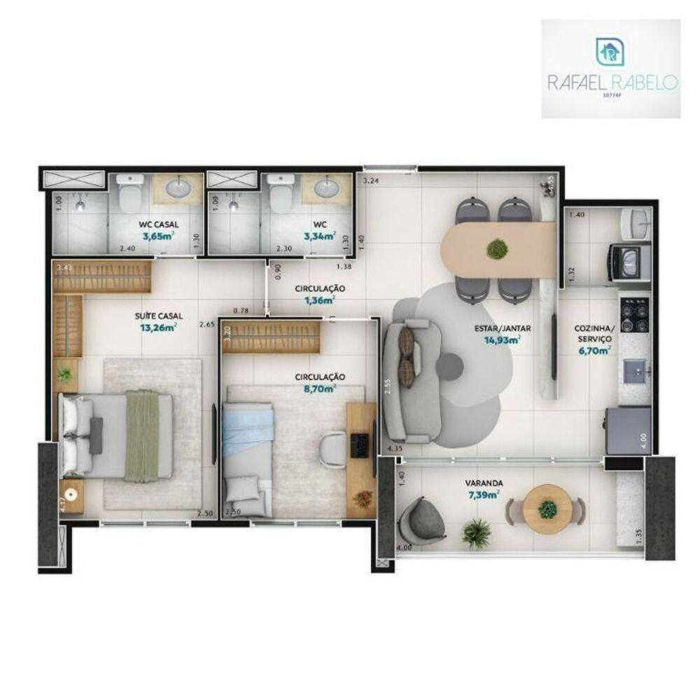 Apartamento, 3 quartos, 84 m² - Foto 11