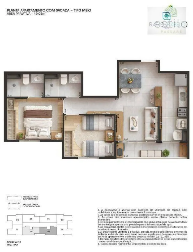 Apartamento, 2 quartos, 49 m² - Foto 6