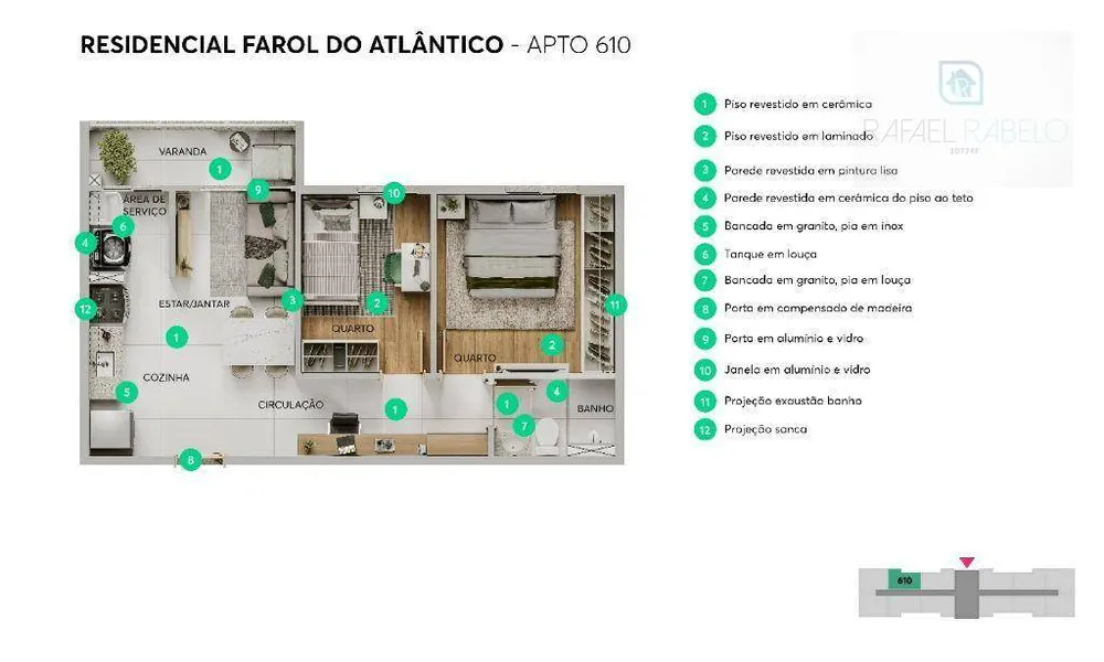 Apartamento, 2 quartos, 45 m² - Foto 4