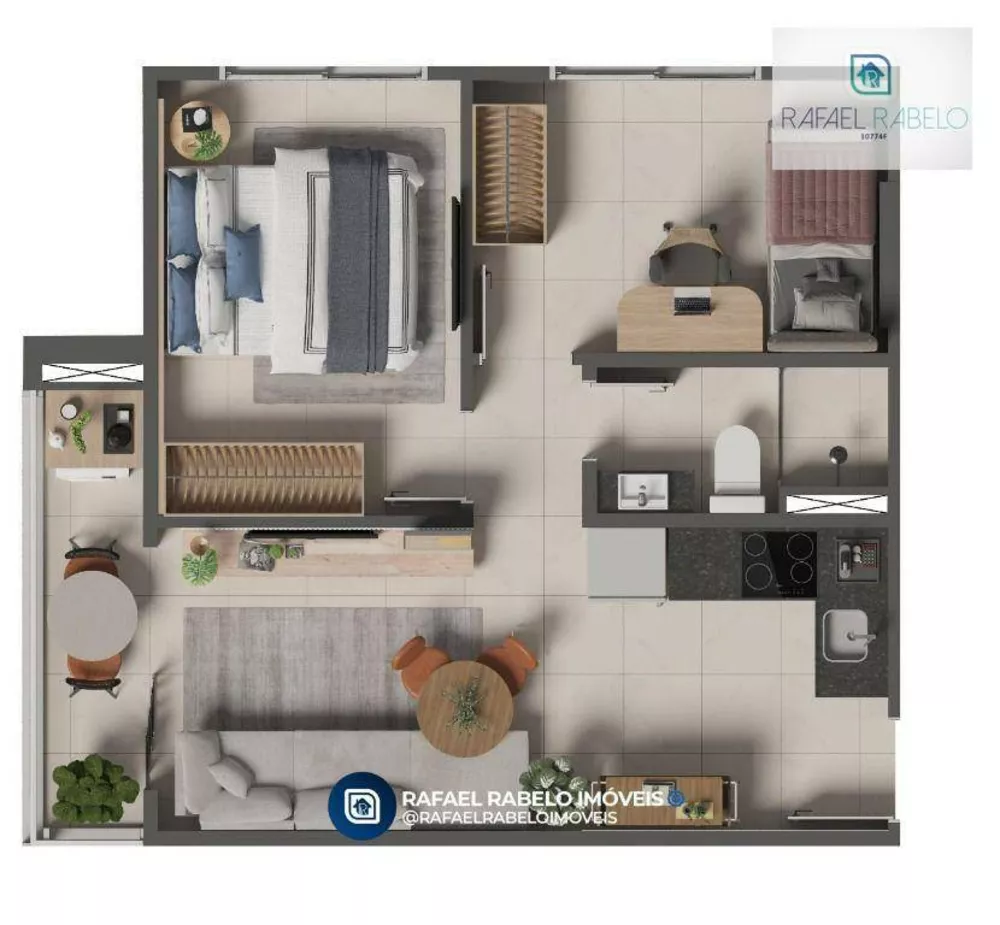 Apartamento, 2 quartos, 44 m² - Foto 7