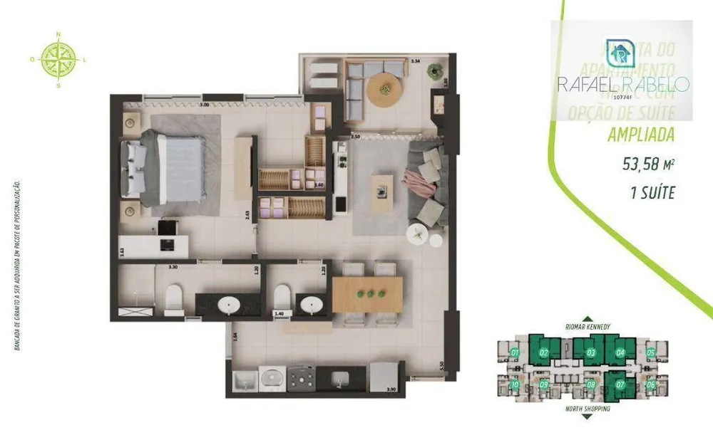 Apartamento, 2 quartos, 53 m² - Foto 10