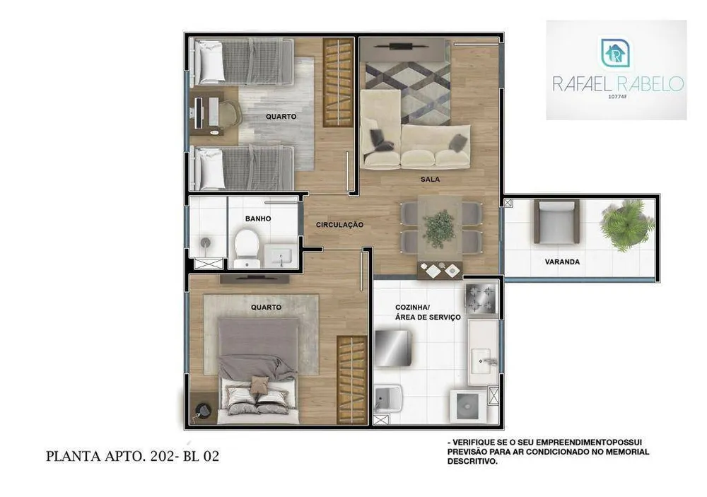Apartamento, 2 quartos, 40 m² - Foto 4
