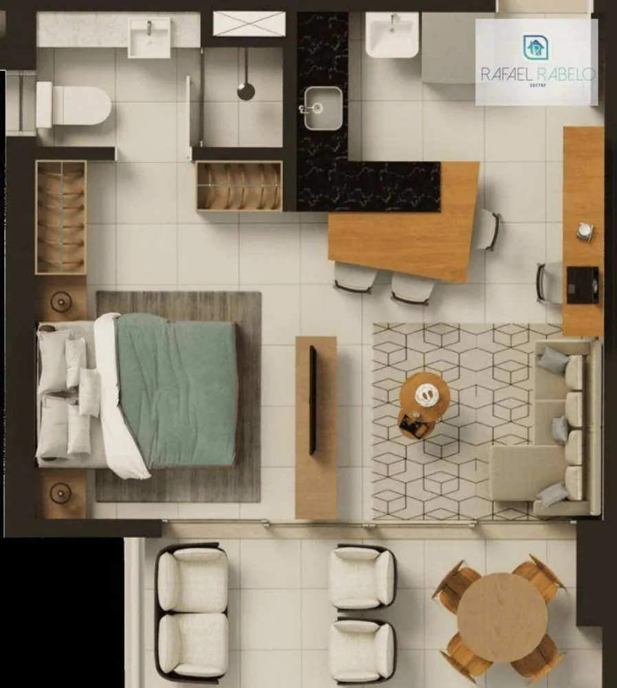 Apartamento, 1 quarto, 40 m² - Foto 11