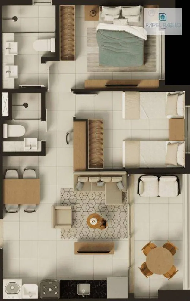 Apartamento, 1 quarto, 40 m² - Foto 12
