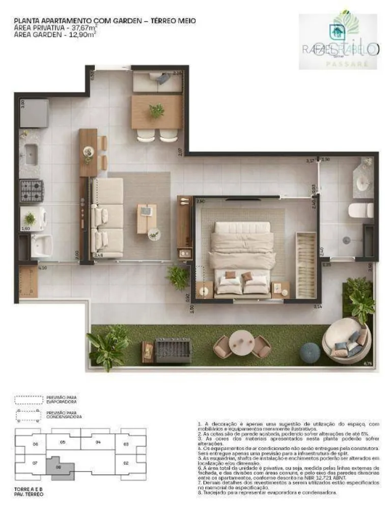 Apartamento, 1 quarto, 50 m² - Foto 8