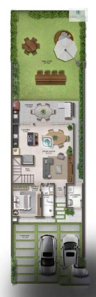 Casa de Condomínio, 4 quartos - Foto 8