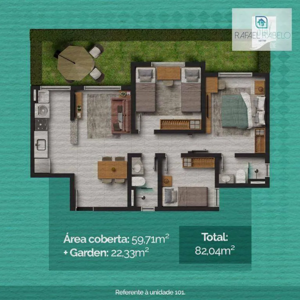 Apartamento, 3 quartos, 82 m² - Foto 2
