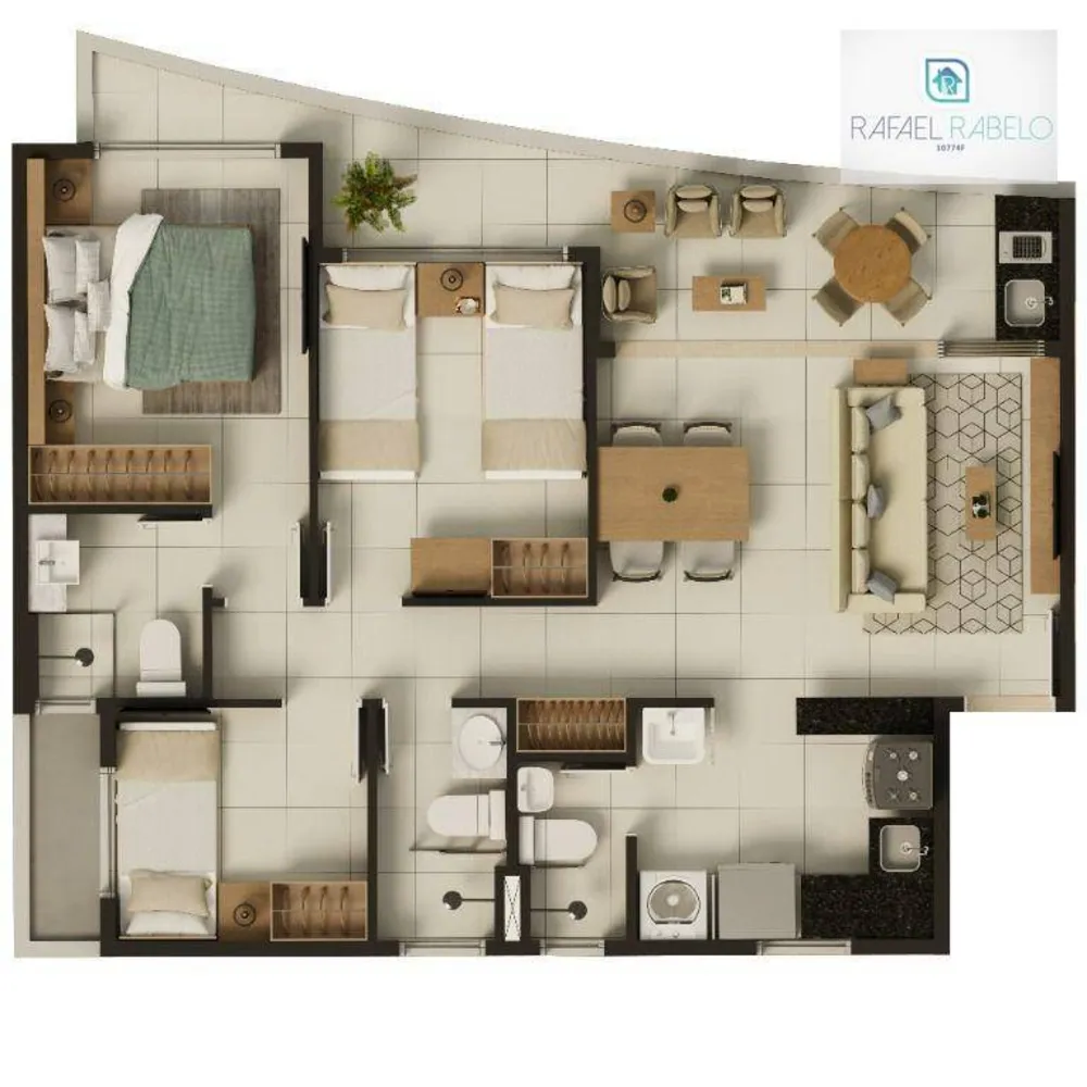 Apartamento, 3 quartos, 72 m² - Foto 12