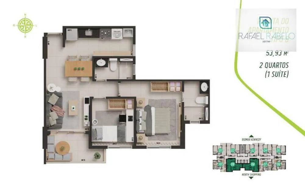 Apartamento, 2 quartos, 55 m² - Foto 10
