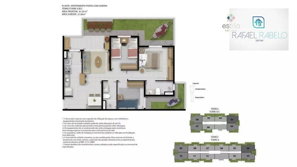 Apartamento, 3 quartos, 61 m² - Foto 12