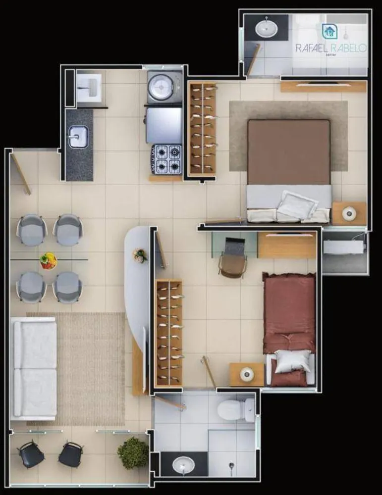 Apartamento, 2 quartos, 44 m² - Foto 5