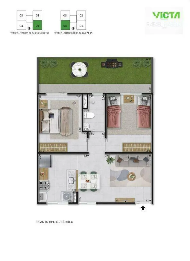 Apartamento, 2 quartos, 40 m² - Foto 11