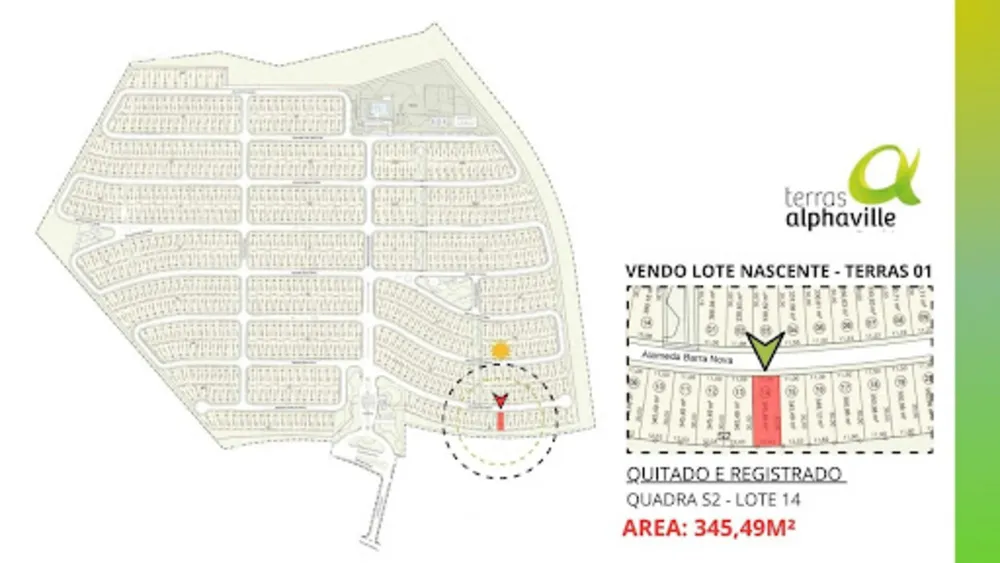 Loteamento e Condomínio, 345 m² - Foto 2
