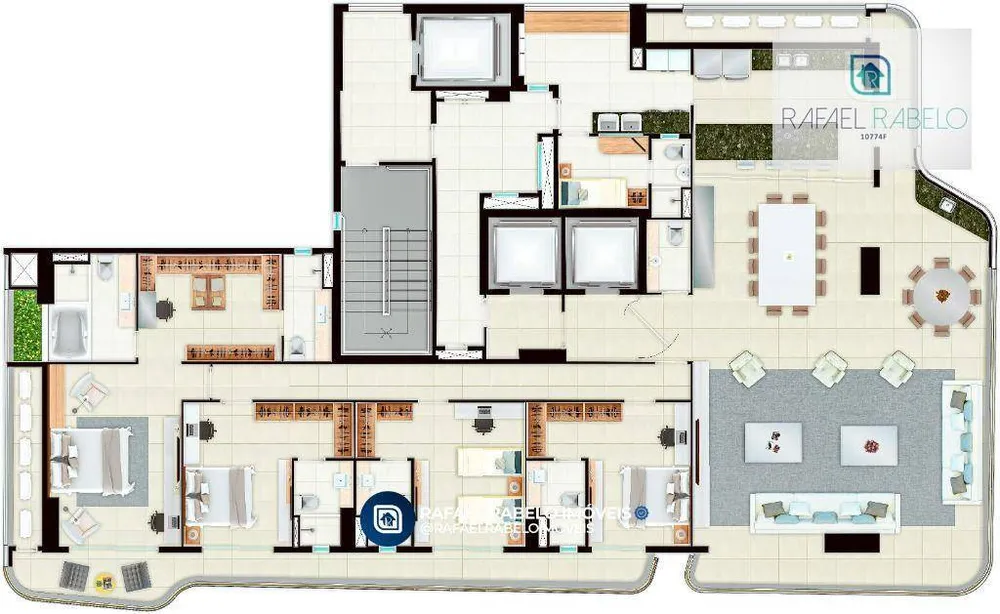 Apartamento, 3 quartos, 301 m² - Foto 8