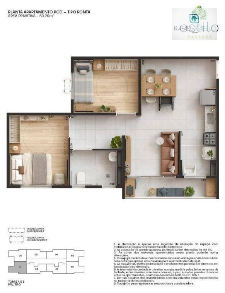 Apartamento, 2 quartos, 50 m² - Foto 15