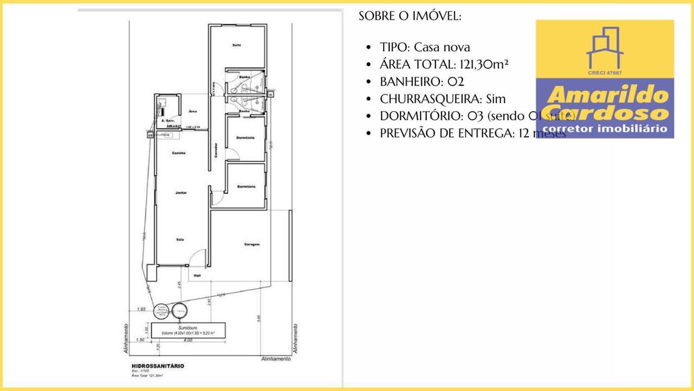 Casa de Condomínio, 3 quartos - Foto 2