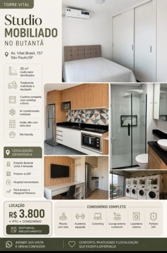 Kitnet-Studio, 25 m² - Foto 10