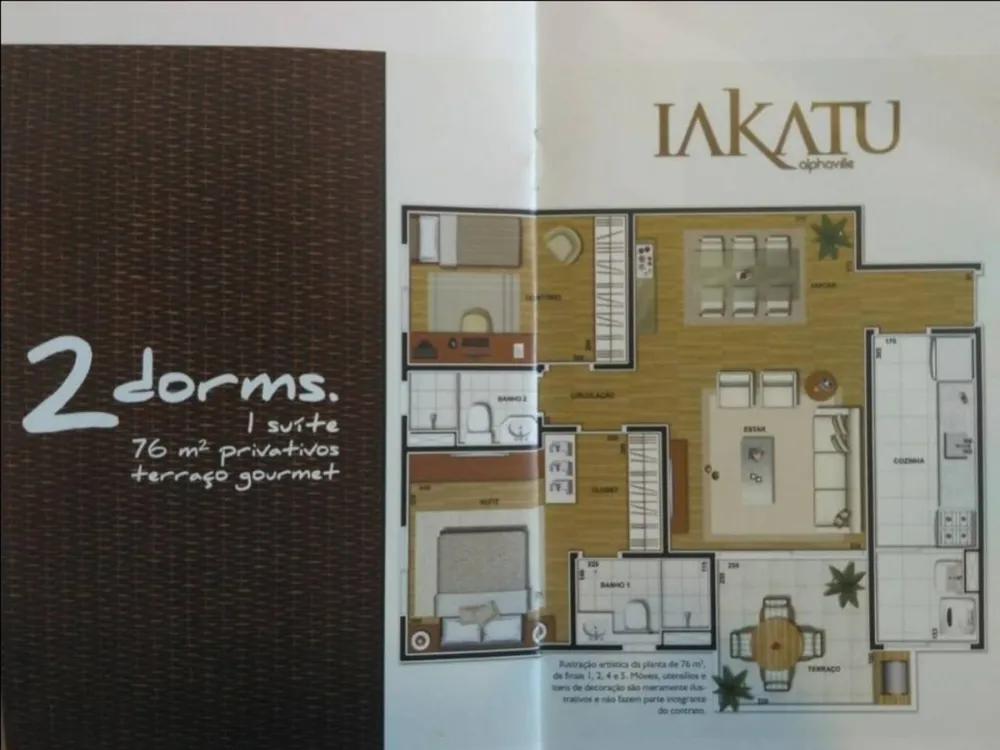 Apartamento, 2 quartos, 76 m² - Foto 2