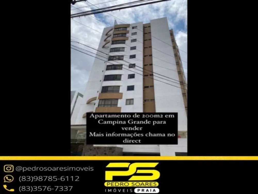 Apartamento à venda com 4 quartos, 200m² - Foto 1