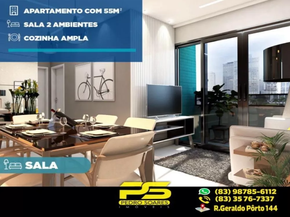 Apartamento à venda com 2 quartos, 54m² - Foto 7