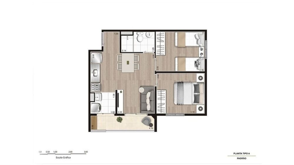 Apartamento à venda com 2 quartos, 45m² - Foto 18