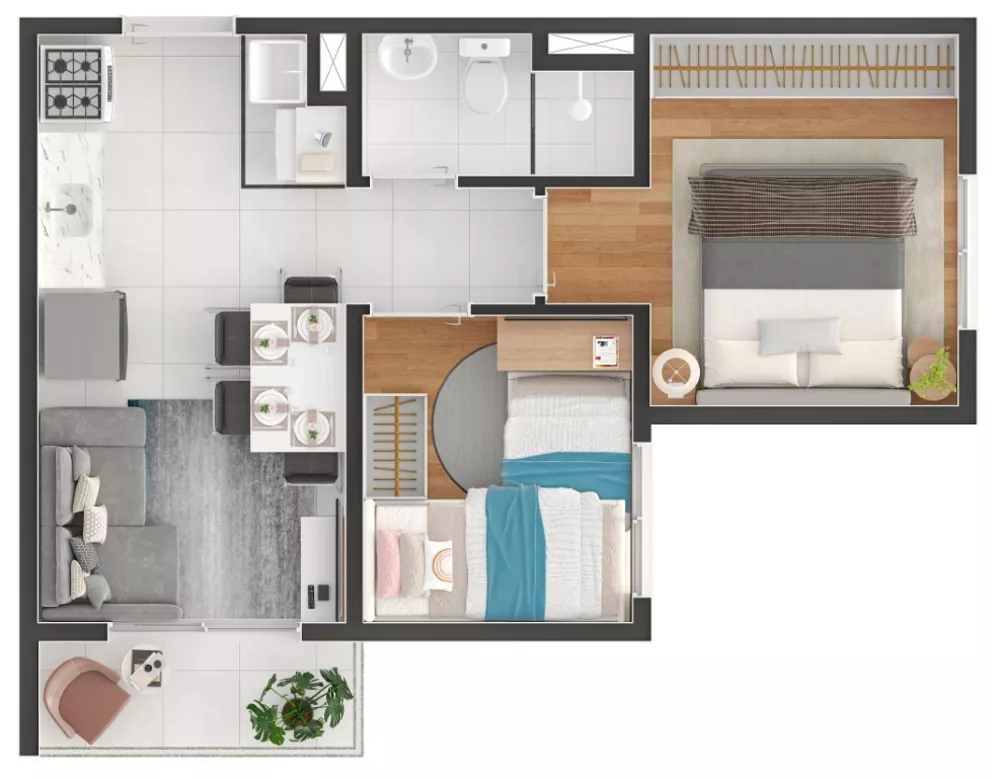 Apartamento, 2 quartos, 31 m² - Foto 11