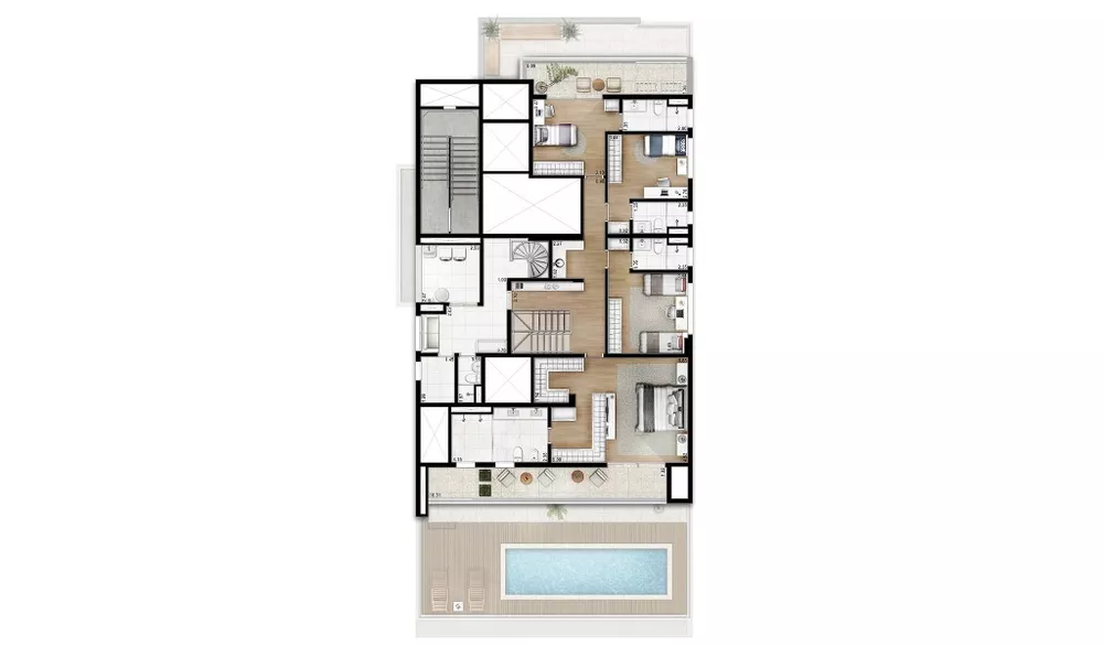 Apartamento à venda com 4 quartos, 278m² - Foto 15