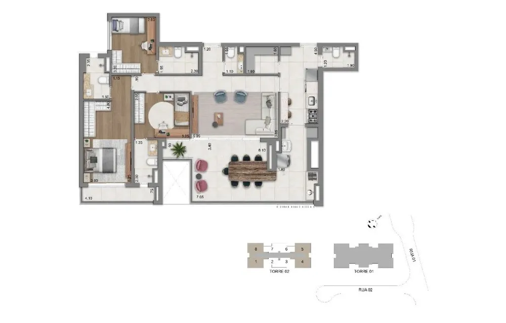 Apartamento, 2 quartos, 94 m² - Foto 7