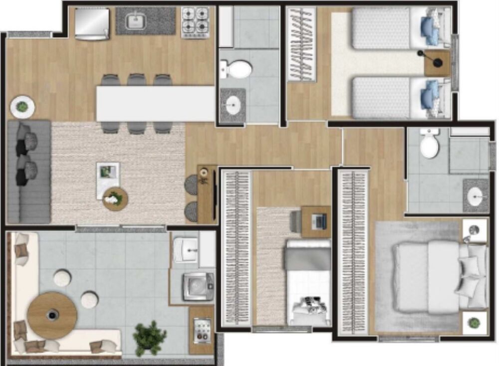 Apartamento, 2 quartos, 57 m² - Foto 18
