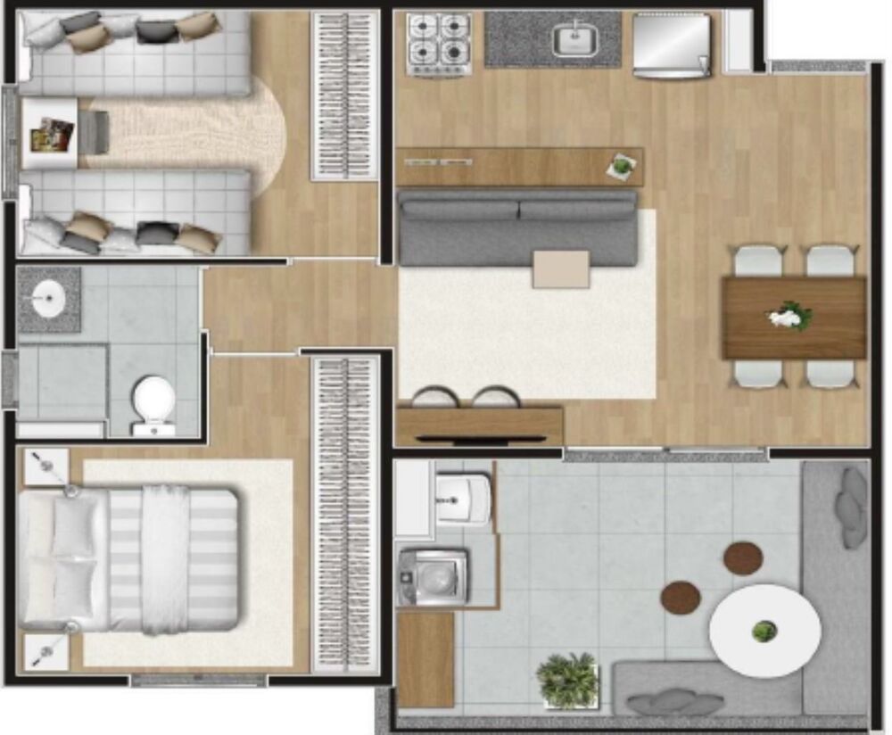 Apartamento, 2 quartos, 57 m² - Foto 22