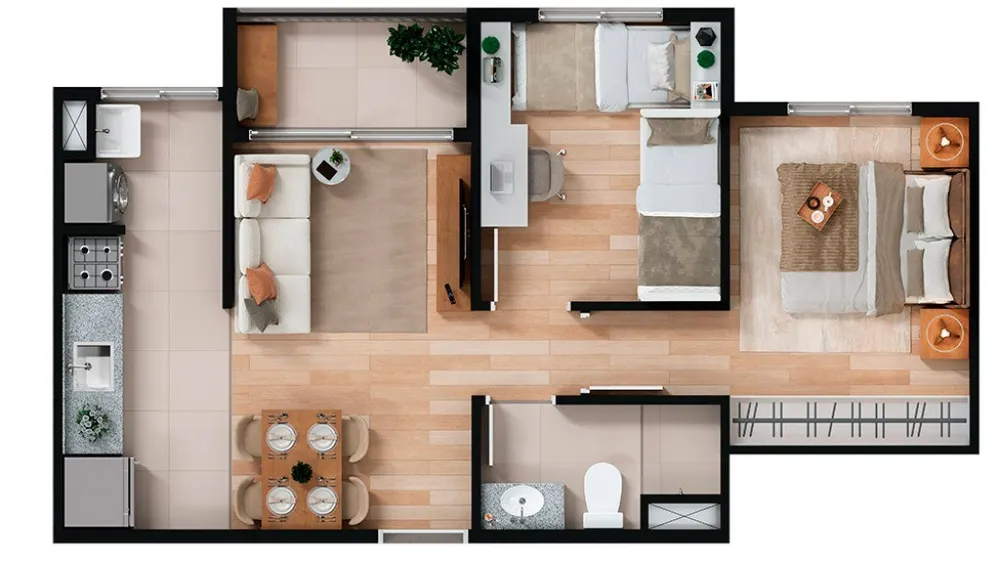 Apartamento, 2 quartos, 43 m² - Foto 13