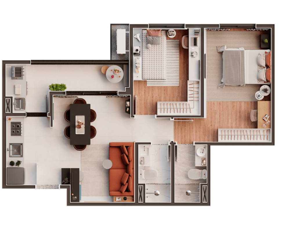 Apartamento, 2 quartos, 57 m² - Foto 11
