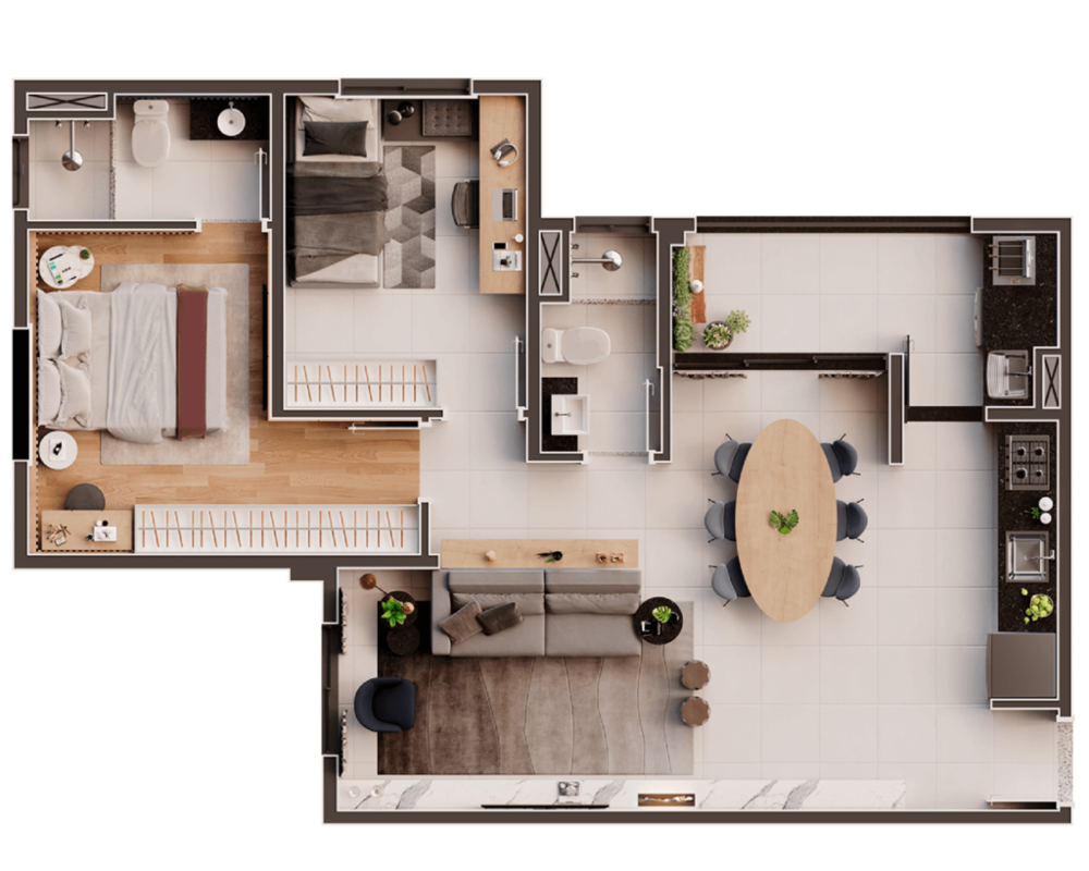 Apartamento, 2 quartos, 57 m² - Foto 21