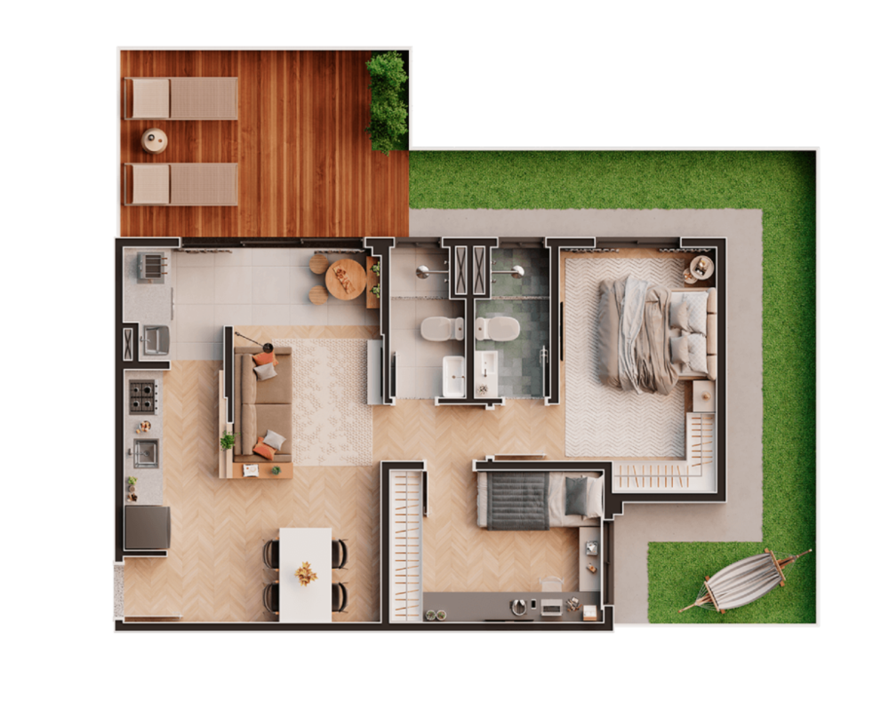 Apartamento, 2 quartos, 57 m² - Foto 13