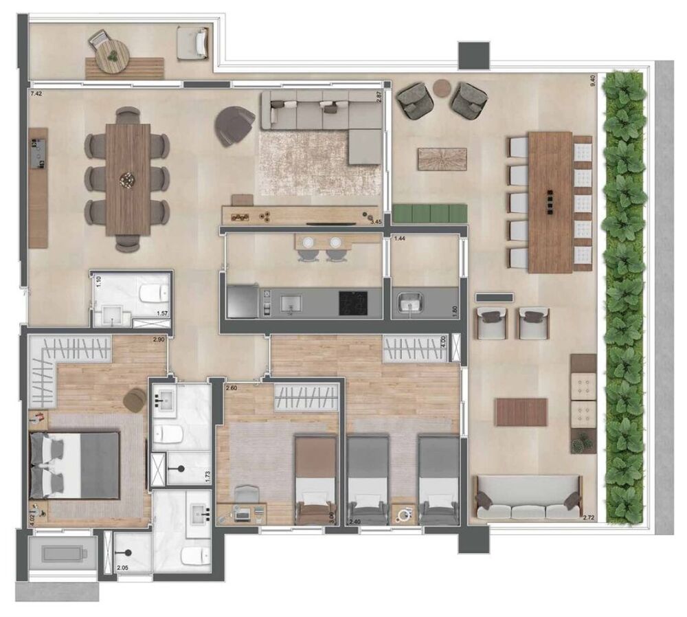 Apartamento, 2 quartos, 66 m² - Foto 11
