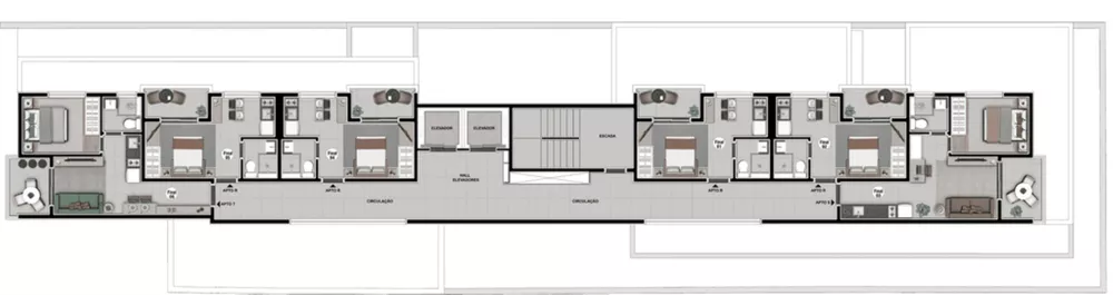 Apartamento, 2 quartos, 55 m² - Foto 9