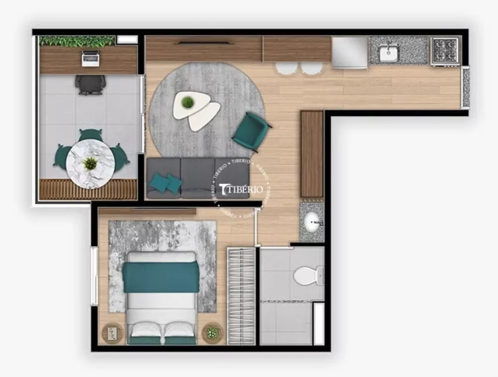 Kitnet-Studio, 34 m² - Foto 9