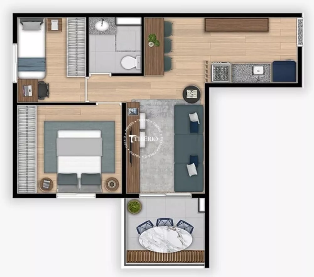 Kitnet-Studio, 34 m² - Foto 12